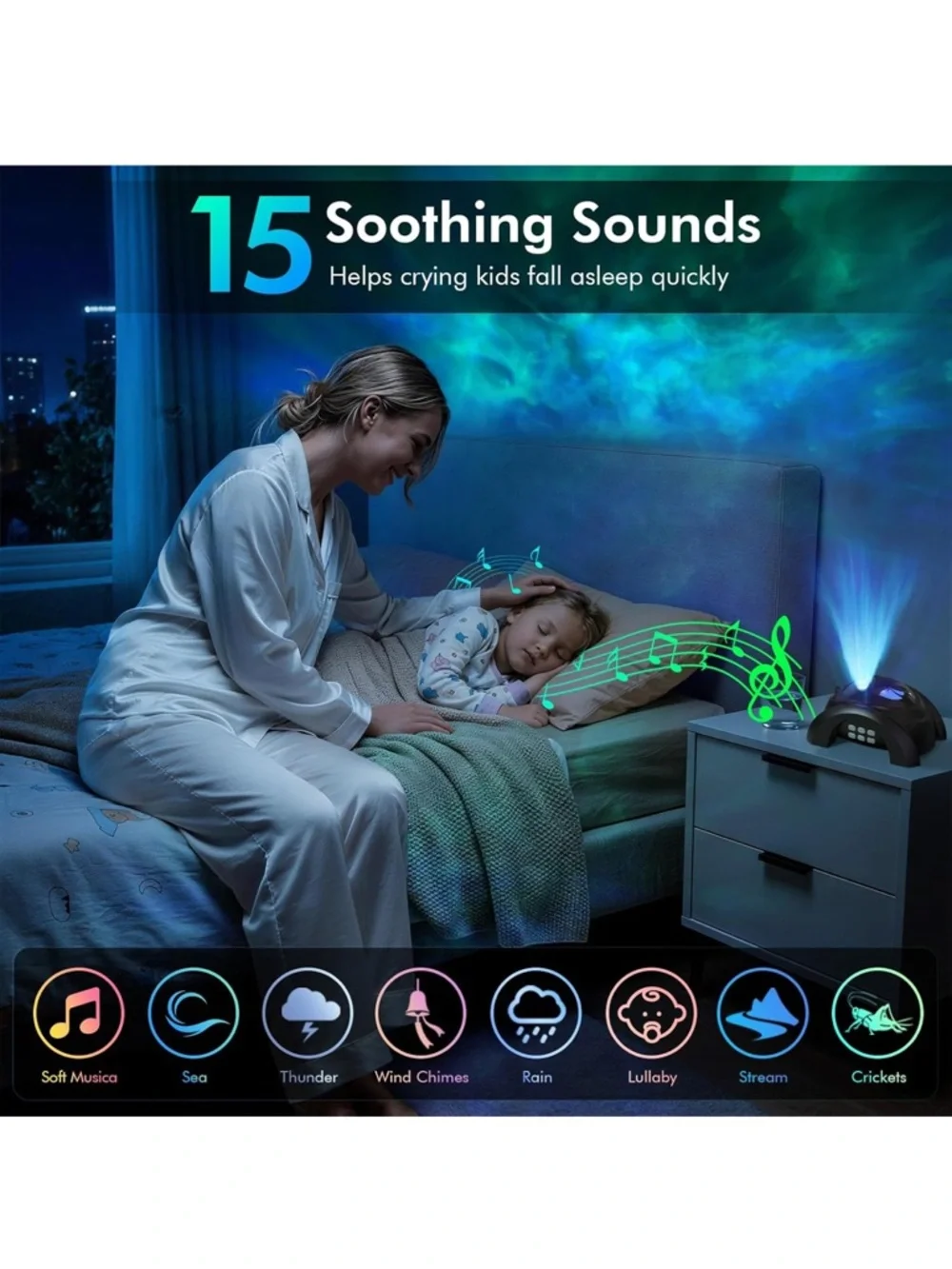 Stars projector for bedroom